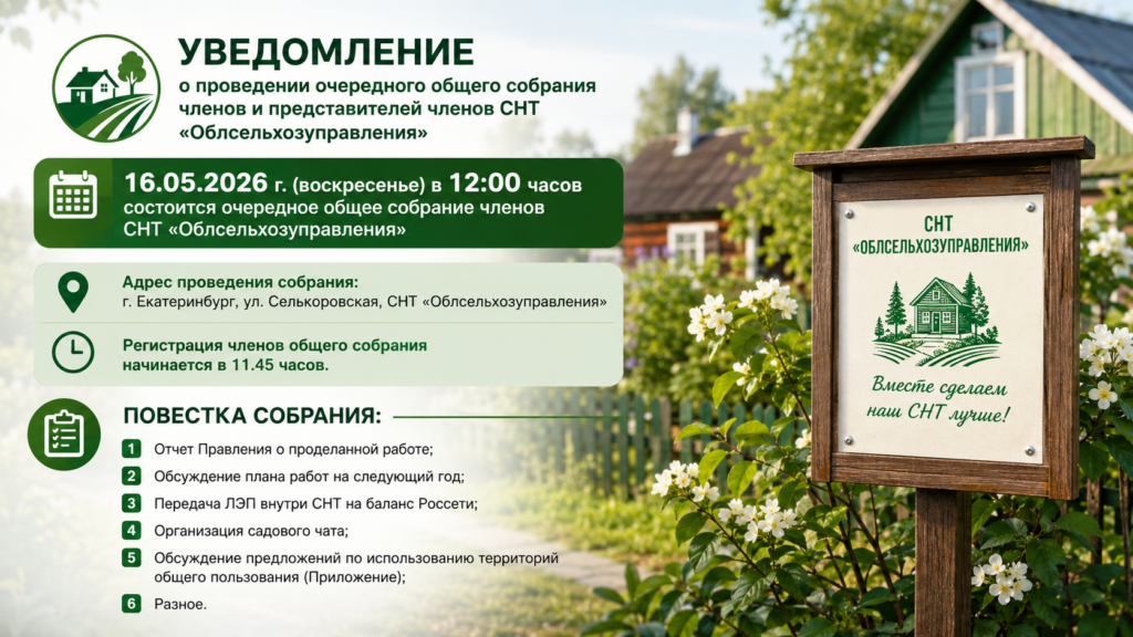 Собрание 16 мая 2026