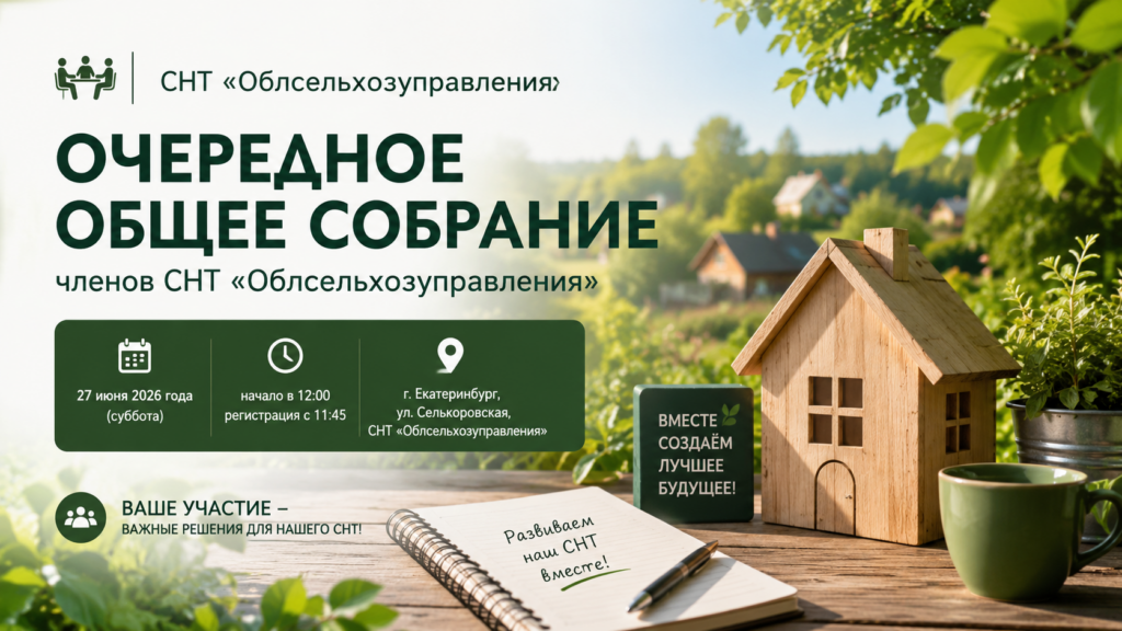 Собрание 27 июня 2026 (суббота))